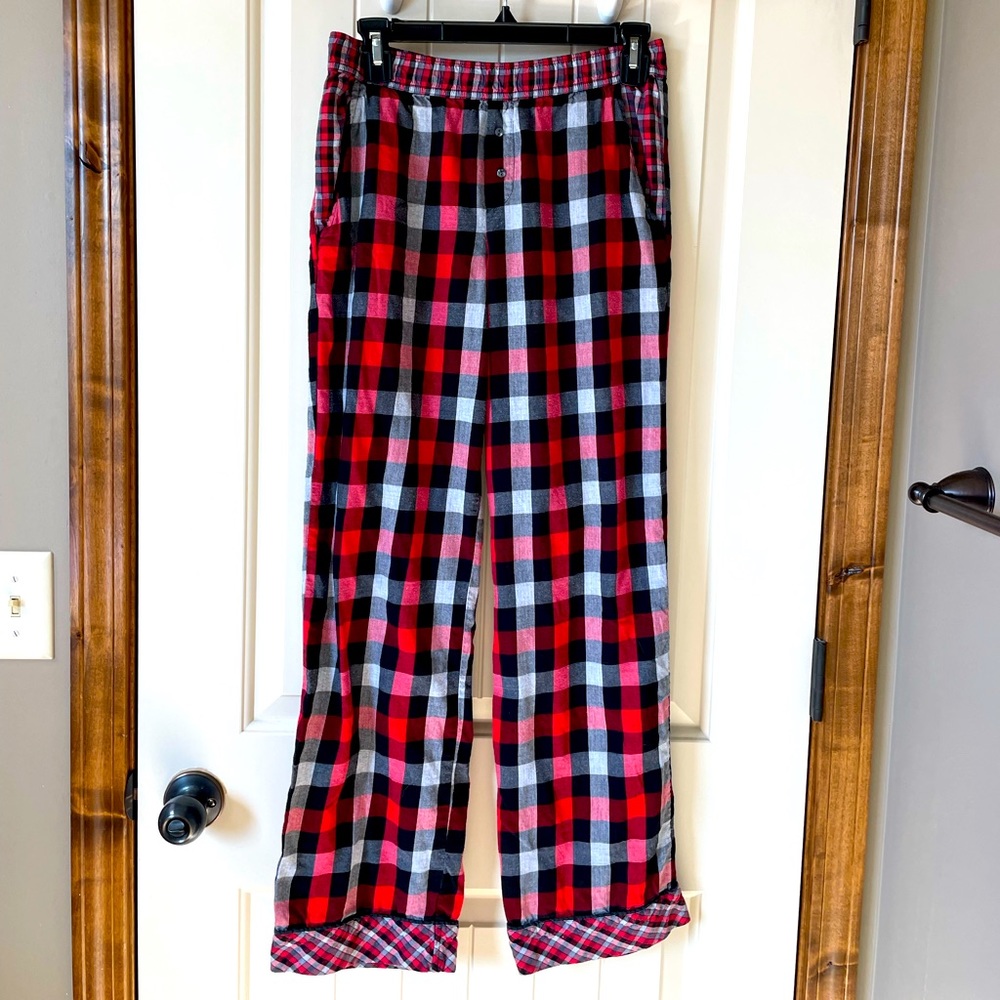 VS plaid lightweight pj bottoms